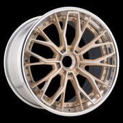 AG Luxury AGL86 brushed champagne duo-block forged wheel - view 2