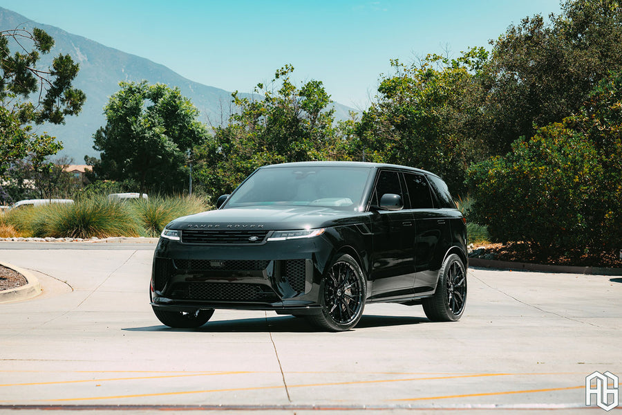 Land Rover Range Rover Sport SV on AG Luxury AGL86 forged wheels in gloss black finish