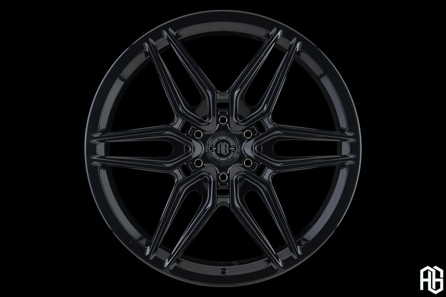 AG Luxury AGL87 gloss black monoblock forged wheel