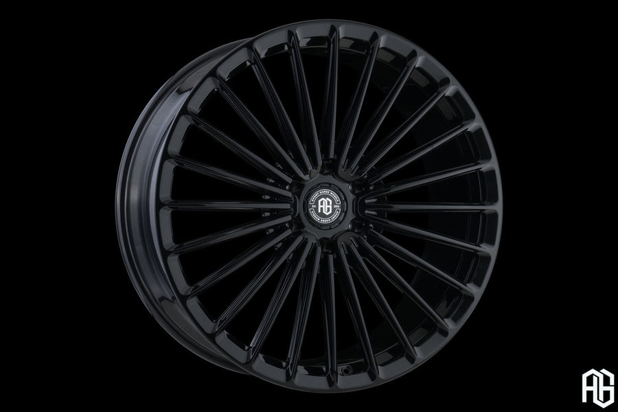AG Luxury AGL88 gloss black monoblock forged wheel - view 2