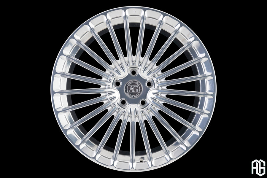 AG Luxury AGL88 polished monoblock forged wheel