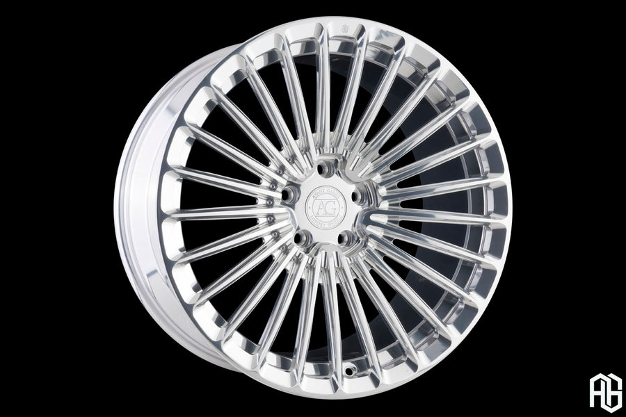 AG Luxury AGL88 polished monoblock forged wheel - view 2