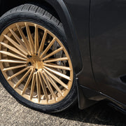 Toyota Sequoia TRD Pro on AG Luxury AGL88 forged wheels in brushed / champagne finish - view 2