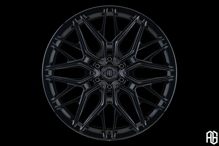 AG Luxury AGL89 gloss black monoblock forged wheel