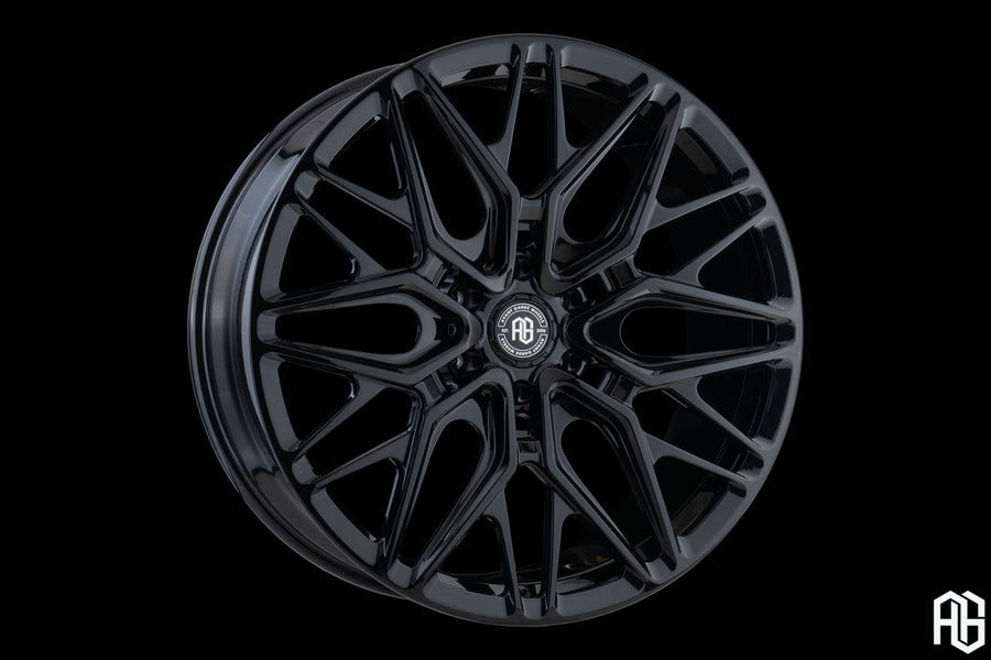 AG Luxury AGL89 gloss black monoblock forged wheel - view 2