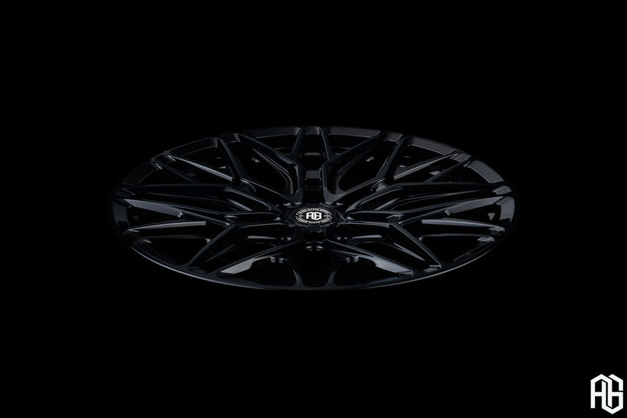 AG Luxury AGL89 gloss black monoblock forged wheel - view 3
