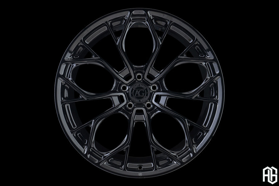 AG Luxury AGL90 gloss black monoblock forged wheel