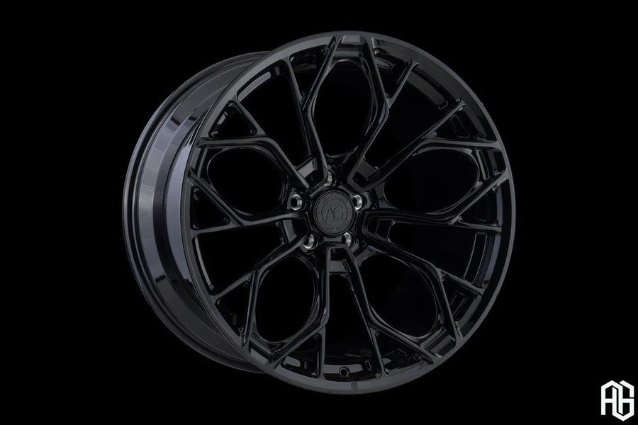 AG Luxury AGL90 gloss black monoblock forged wheel - view 2