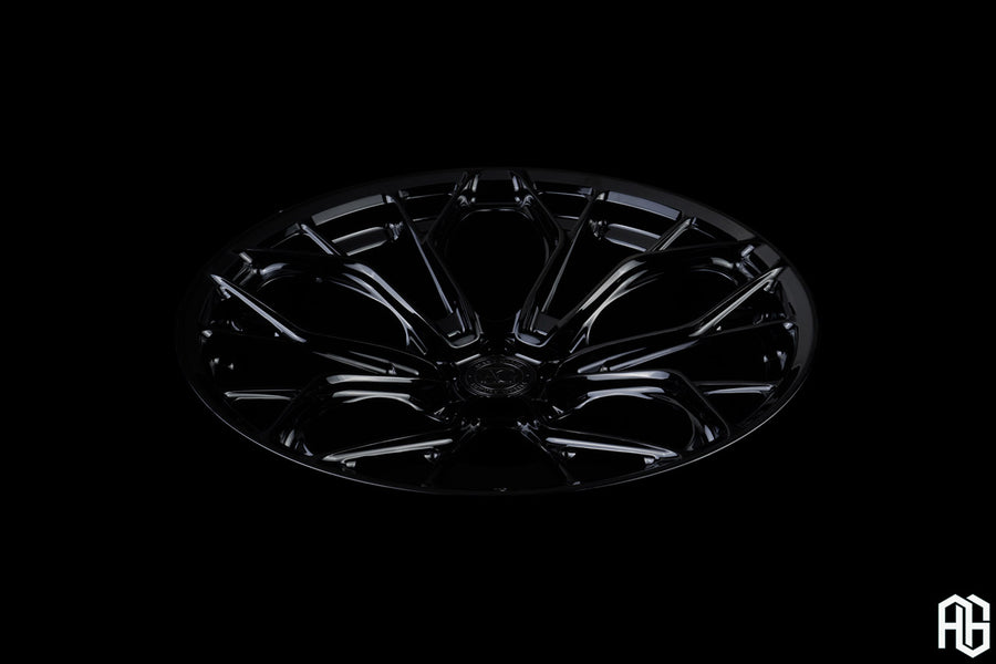 AG Luxury AGL90 gloss black monoblock forged wheel - view 3