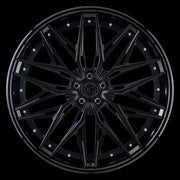AG Luxury AGL91 matte black 3-piece forged wheel