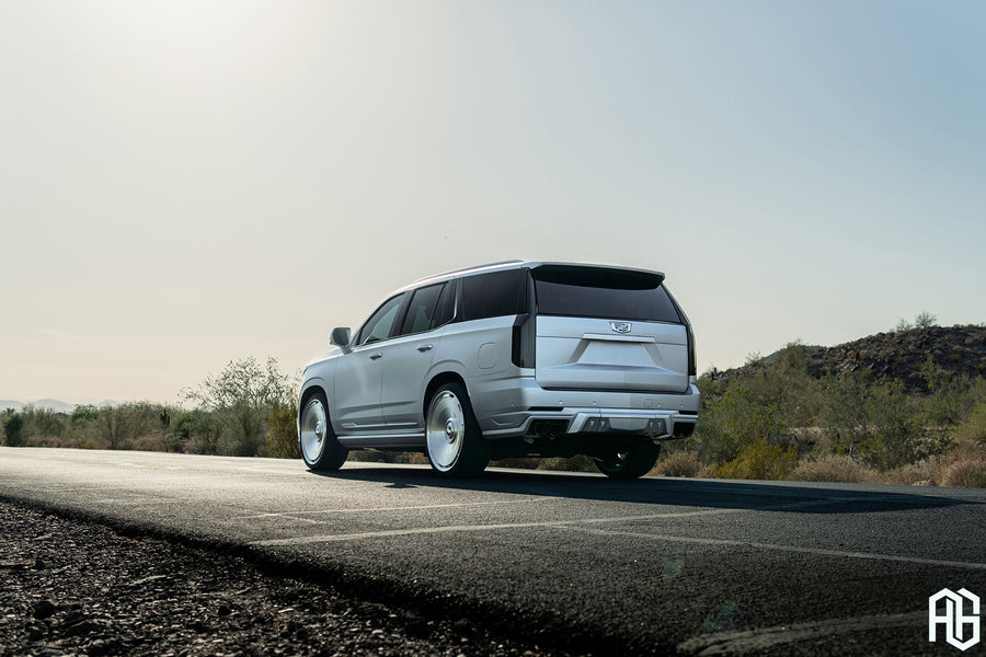 Cadillac Escalade on AG Luxury AGL93 forged wheels in brushed finish - view 2