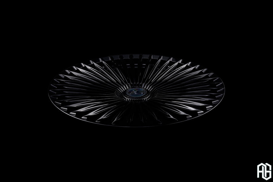 AG Luxury AGL95 gloss black monoblock forged wheel - view 3