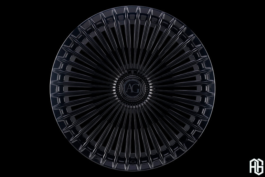 AG Luxury AGL95 gloss black monoblock forged wheel