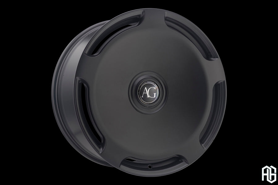 AG Luxury AGL97 matte black monoblock forged wheel - view 2
