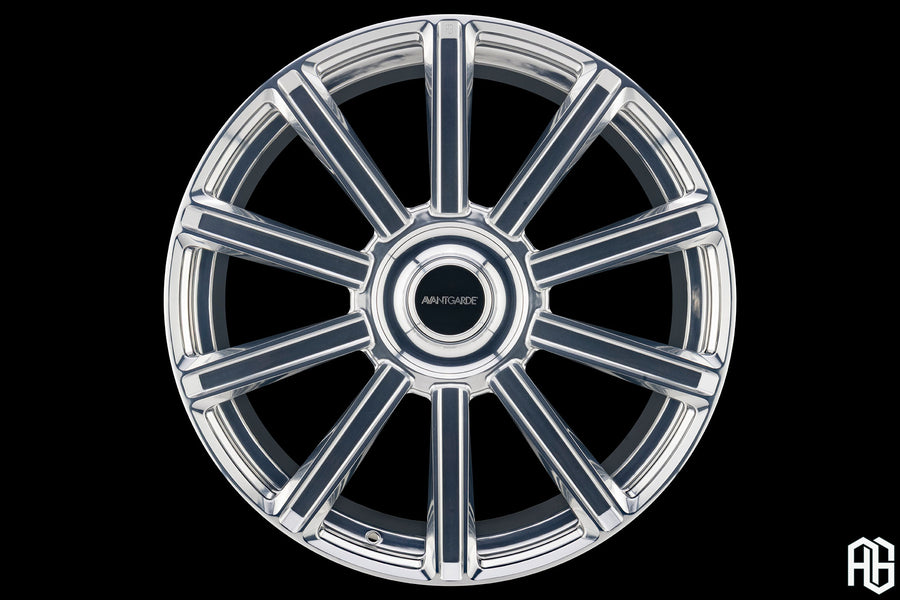 AG Luxury AGL99 brushed polished monoblock forged wheel