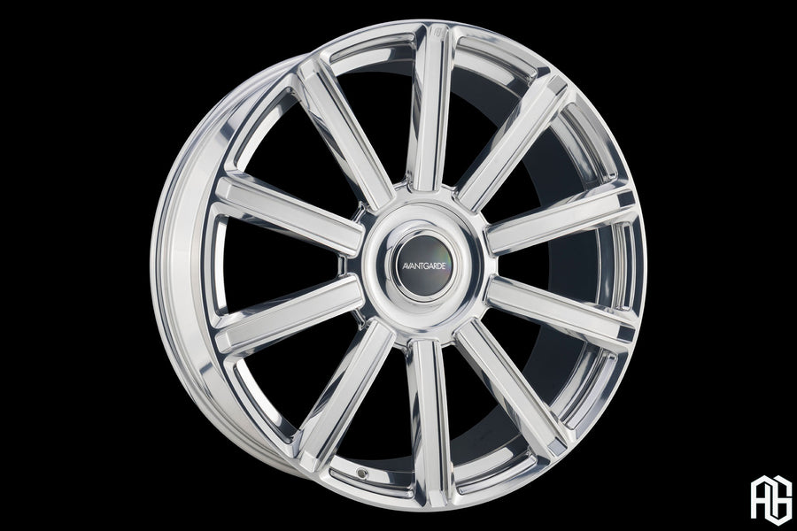 AG Luxury AGL99 brushed polished monoblock forged wheel - view 2