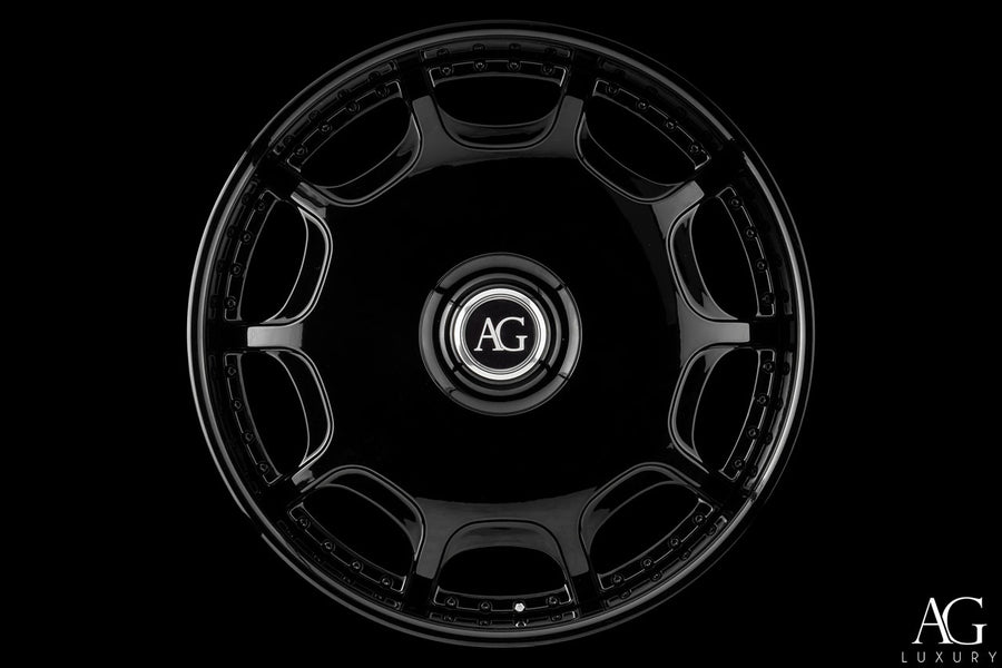 AG Luxury RT01 gloss black forged wheel