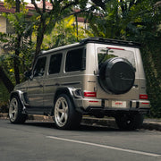 Mercedes-AMG G63 on AL13 A005-R forged wheels in Brushed Gloss / Polished Gloss finish