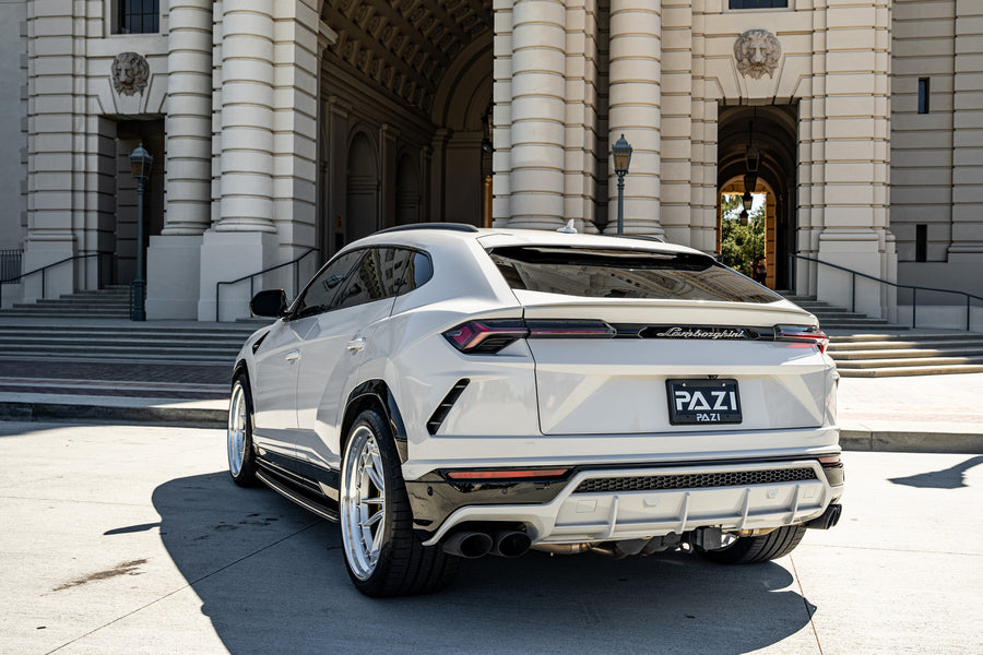 Lamborghini Urus on AL13 A010-R forged wheels in Brushed Gloss / Polished Gloss finish