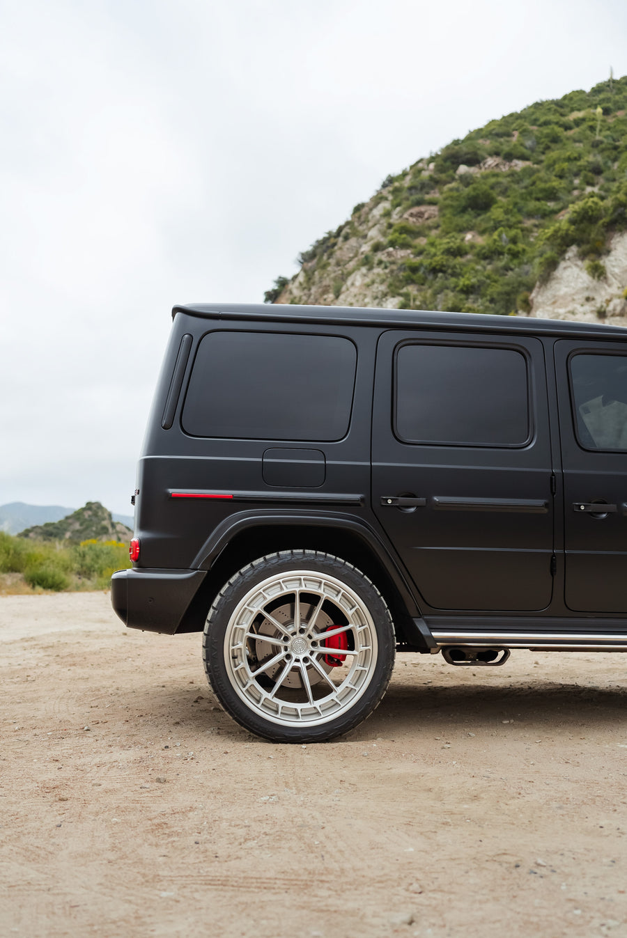 Mercedes-AMG G63 on AL13 A010-R forged wheels in Gloss Brushed / Polished Gloss finish