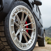 Mercedes-AMG G63 on AL13 A010-R forged wheels in Gloss Brushed / Polished Gloss finish