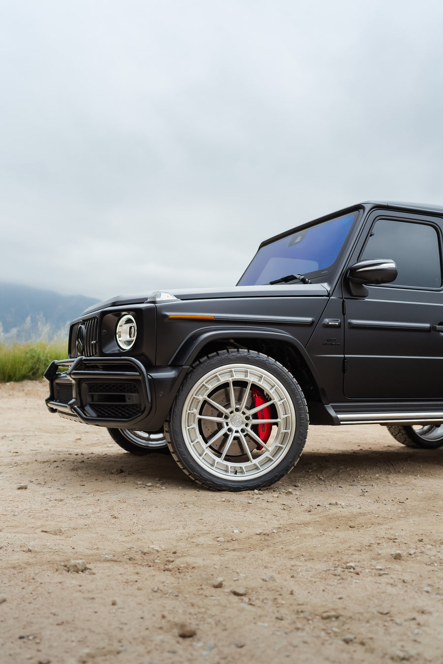 Mercedes-AMG G63 on AL13 A010-R forged wheels in Gloss Brushed / Polished Gloss finish