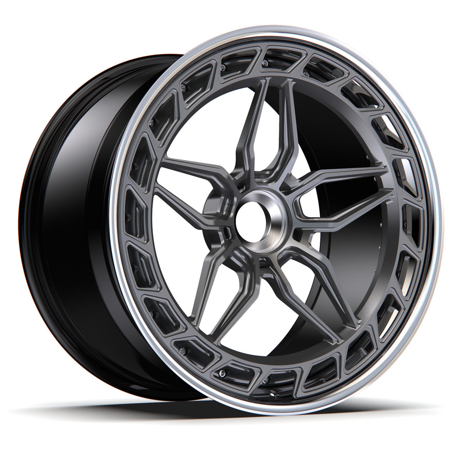 AL13 A050-R forged wheel with center lock cap