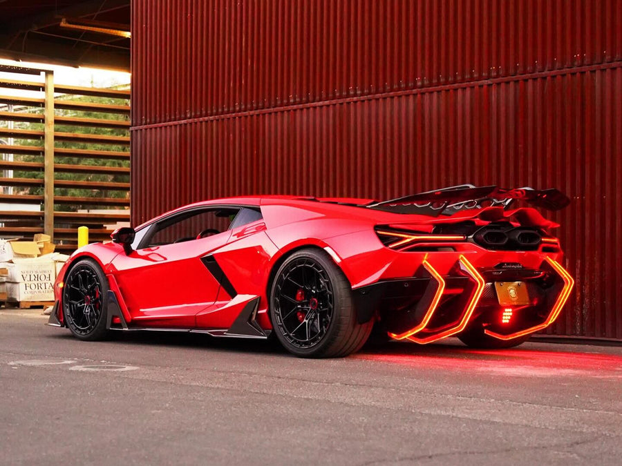 Lamborghini Revuelto on AL13 A060-R forged wheels in Gloss Black finish