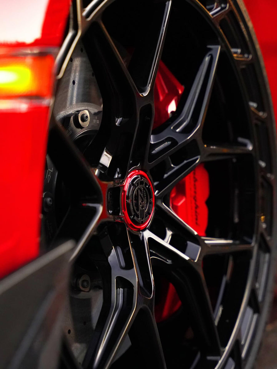 Lamborghini Revuelto on AL13 A060-R forged wheels in Gloss Black finish