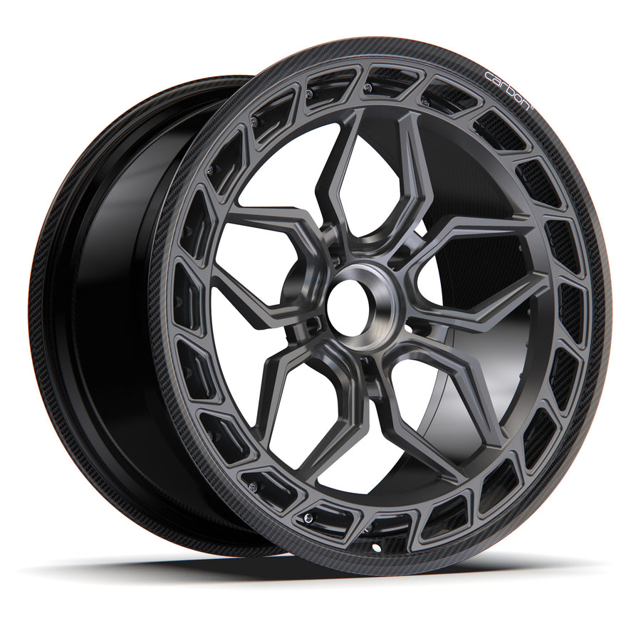 AL13 A070-R Carbon6 carbon hybrid forged wheel