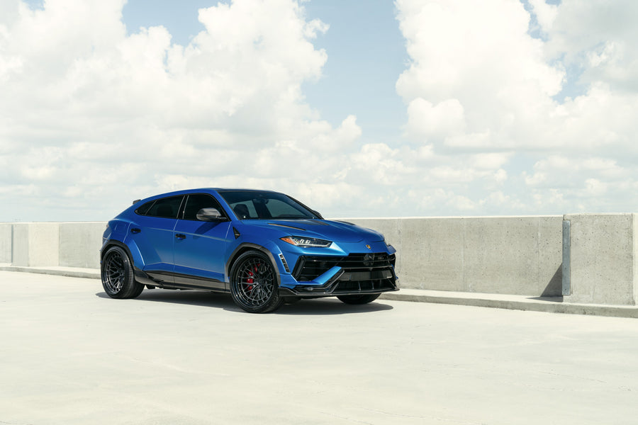 Lamborghini Urus on AL13 A090-R forged wheels in Satin Black / Gloss Black finish