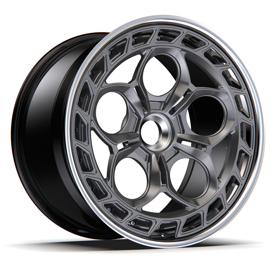 AL13 A110-R forged wheel with center lock cap
