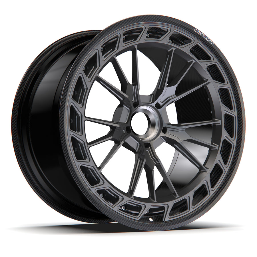 AL13 A130-R Carbon6 carbon hybrid forged wheel
