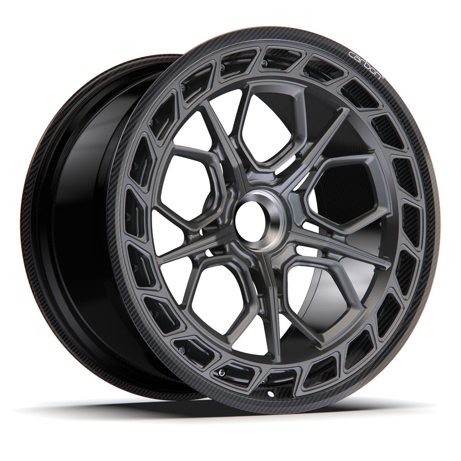 AL13 A140-R Carbon6 carbon hybrid forged wheel