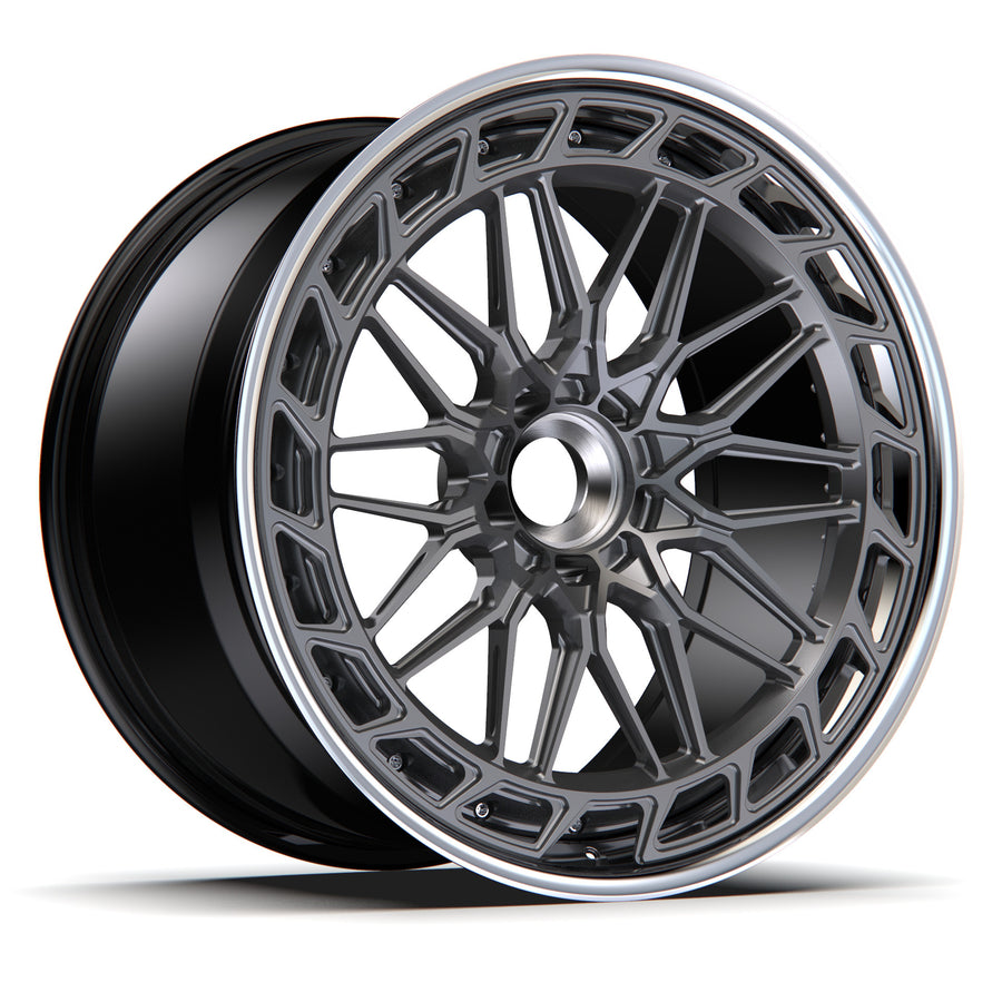 AL13 A150-R forged wheel with center lock cap