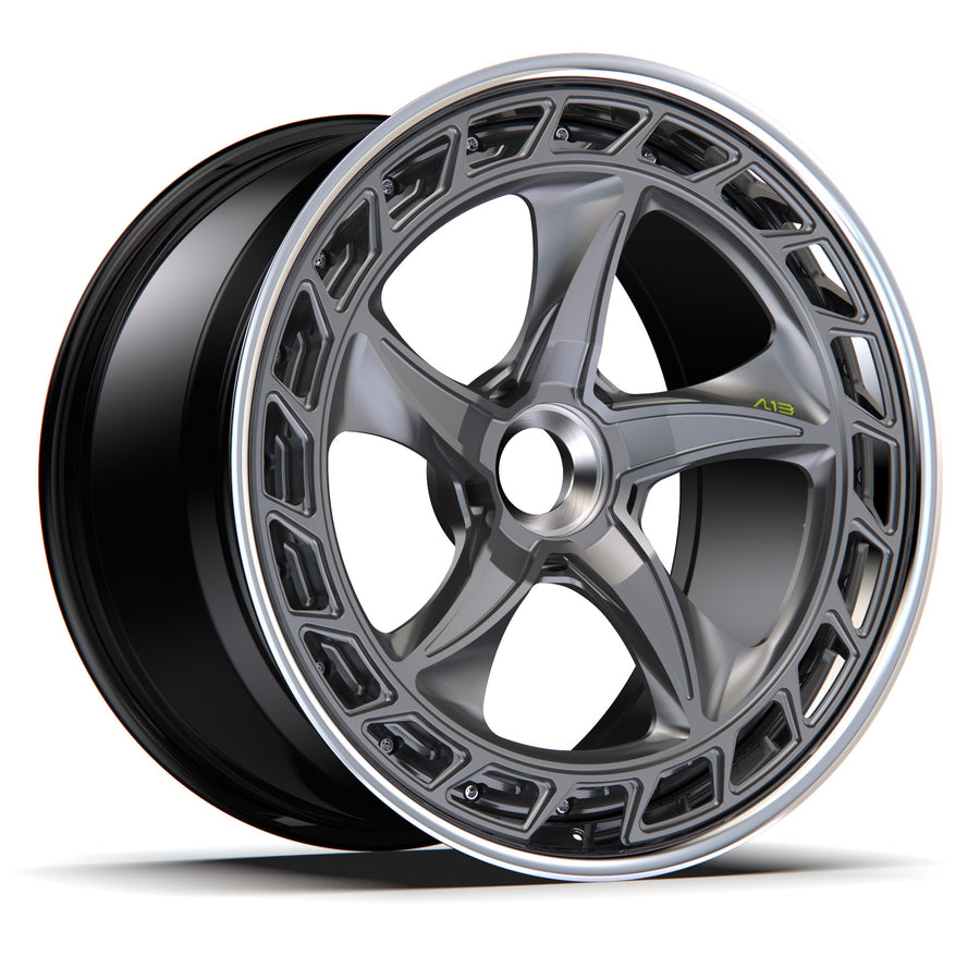 AL13 A190-R forged wheel with center lock cap