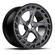 AL13 A190-R Carbon6 carbon hybrid forged wheel