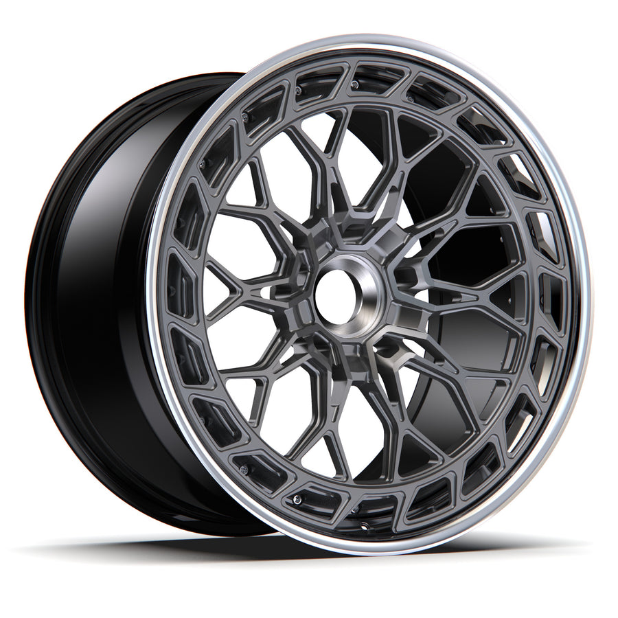 AL13 A300-R forged wheel with center lock cap