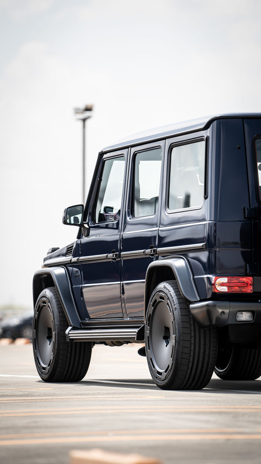 Mercedes-Benz G65 AMG on AL13 C00-109R forged wheels in Satin Black / Gloss Black finish