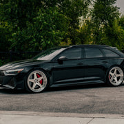 Audi RS6 on AL13 C005R forged wheels in Gloss Brushed / Gloss Polished finish