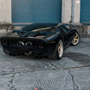 Ford GT on AL13 C005R forged wheels in Satin Polished Gold / Gloss Polished finish