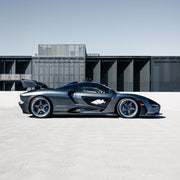 McLaren Senna on AL13 C005R forged wheels in Satin Forged Graphite / Polished Gloss finish