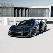 McLaren Senna on AL13 C005R forged wheels in Satin Forged Graphite / Polished Gloss finish