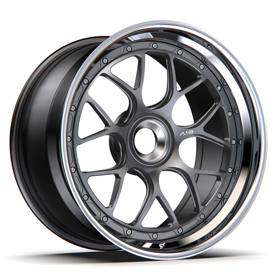 AL13 C007R forged wheel with center lock cap