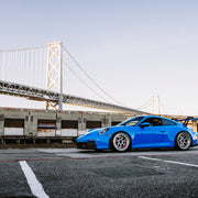 Porsche 911 992 GT3 on AL13 C007R forged wheels in Brushed Gloss / Polished Gloss finish