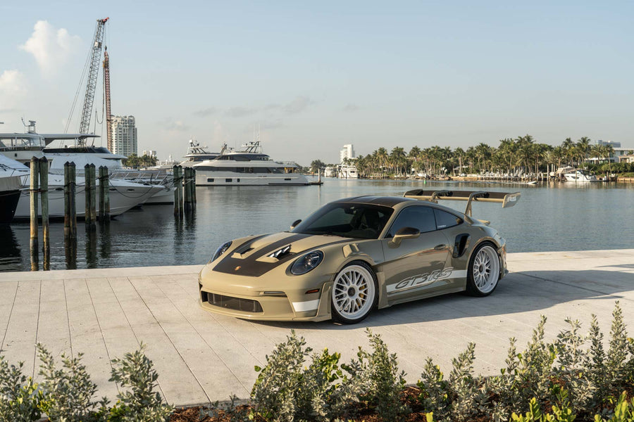 Porsche 911 992 GT3 RS on AL13 C008T forged wheels