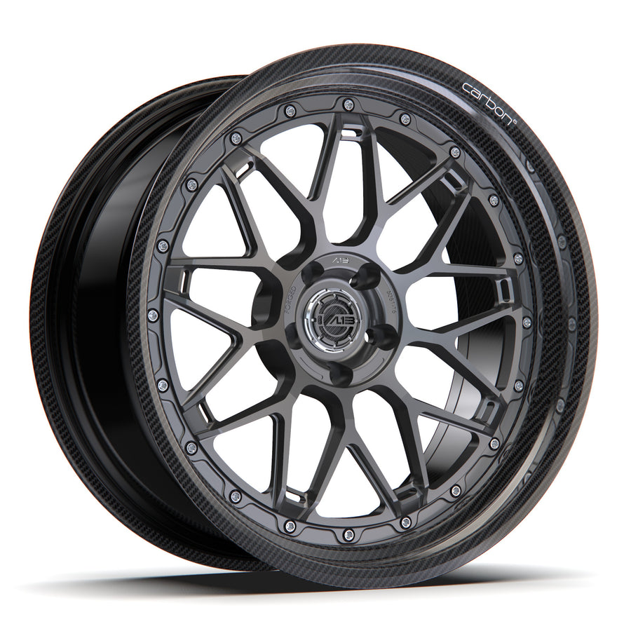 AL13 C009R Carbon6 carbon hybrid forged wheel