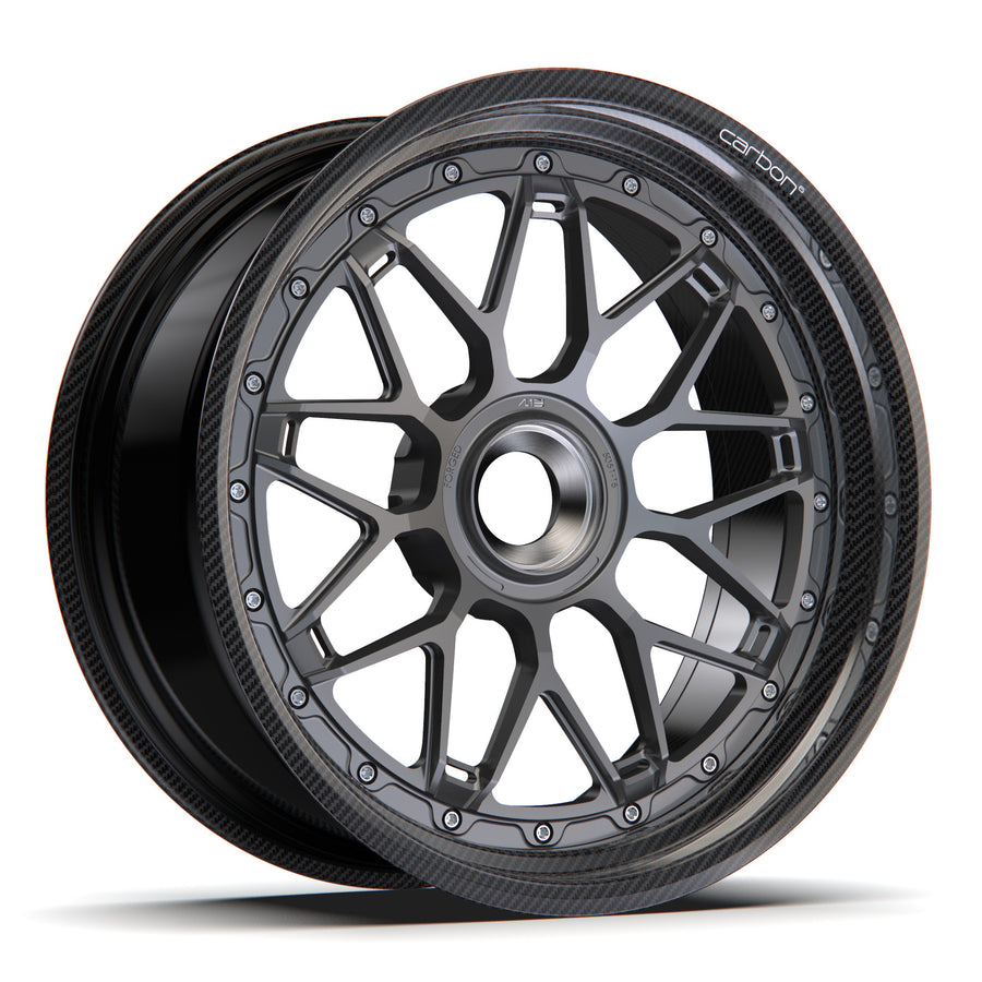 AL13 C009R Carbon6 carbon hybrid forged wheel