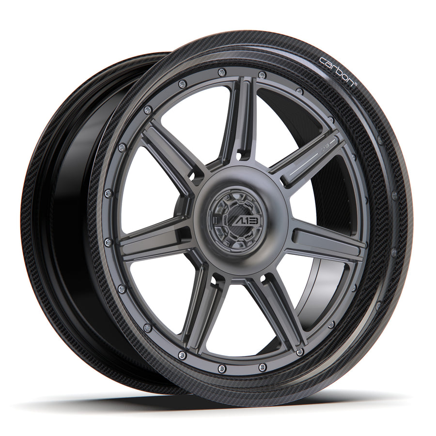 AL13 C017 Carbon6 carbon hybrid forged wheel