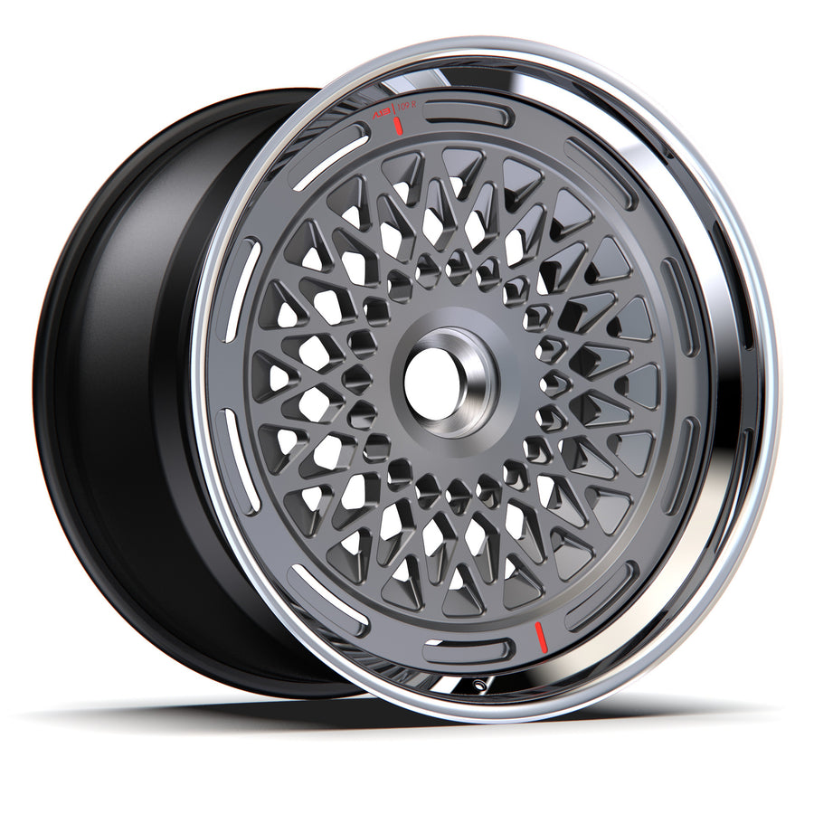 AL13 C025R-109R forged wheel with center lock cap